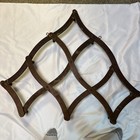Vintage Mahogany Wood Expandable Coat Rack