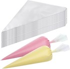 400 Pcs Piping Bags Disposable 12 Inch Anti-burst Pastry Bags  Tipless Icing    