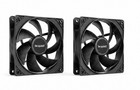 Be Quiet  Pure Wings 3 120mm Pwm Case Fans 2-pack High Performance New