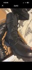 Black Tactical Boots Lace-up W  Side Zipper Us 11 5 Medium Width Unisex