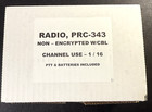 New Genuine Prc-343 H4855 Selex Radio With Cable Not Chinese