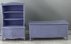 Mpc Dollhouse Furniture Purple Living Room Lot 1 12 Scale Vintage