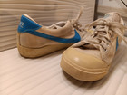 Men   s Vintage Nike All Court Shoes 8 5 Made In Taiwan 80s Canvas Blue Prop