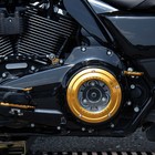 Hoprousa Derby Cover For  16-later Harley Touring Steet Glide Road King  gold 