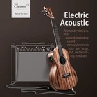 Cb207 Acacia Baritone Acoustic Electric Ukulele With Truss Rod With Additional S