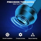 32pcs Spike Lug Nuts     3 4  Hex  Compatible With M14x1 5 Blue 32 Pack