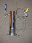 Olmsted Single Tap Faucet Stainless Steel Tower With Beer Keg Coupler Bud Light