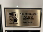 Phil Mickelson Autographed Signed Golf Iron Club Display Framed Coa Pga