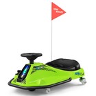 Joyldias Green 24v Battery Power Kids Ride On Drifting Car Go Kart 360   Rotating