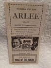 Arlee Theatre Mason City Illinois Vintage Original 1950 Movie Program Brochure