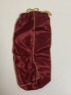 Vintage Seagram s 7 Red Satin With Gold Trim 1857-1957 Centennial Bottle Bag