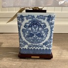 Ralph Lauren Table Lamp Blue   White Porcelain Nwt New 17    Vintage Style 