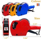 Mx-5500 8 Digits Price Tag Gun With 5000 Sticker Labels And 3 Ink Refill Label