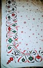 Mcm De Antonio  Lois Long Atomic Christmas    Tablecloth  Shiny Brite Ornament see