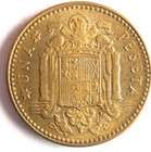 1947  54  Spain Peseta - Excellent Collectible Coin - Free Ship - Bin  346