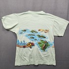 Vintage Sansegal Mens Shirt Medium Graphic Hawaii Pacific Islands Single Stitch