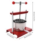 Manual 0 8 Gallon Fruit Wine Press Cider Apple Grape Crusher Juice Maker Tool