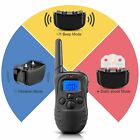 Dog Pet Electric Shock Training Collar Waterproof Rechargeable Remote 330yard