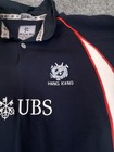 Vintage Hong Kong Team Jersey Mens Large Blue White Kukri Rugby Shirt Sports