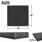  pack Of 8  Golf Wall Paddings Standard Black Wall Foam Padding  20 x20 x2  