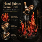 Gothic Burning Witch Decor Cone Incense Holder - Backflow Incense Burner