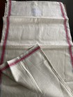 Vtg  Xl Kitchen Linen Striped Tea Cottage Dish Towel  Antique Classic Farmhouse