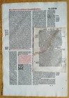 7 Early Printed Post Incunable Leaves  d  - 1495 1550