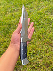 Handmade D2 Steel Fix Tanto Blade Bowie Knife Full Tang Tactical Outdoor Hunting