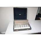 M  Hohner Carmen Piano Accordion Unisex Grey Pearloid Floral Vintage