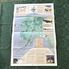 Princess Cruise Line Alaska Cruise Route Map Poster W  Travel Brochures  5 Pcs