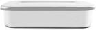2 Pack 8in Stainless Steel Instrument Trays With Lids Square Sterilization Box