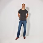 Wrangler Men s Relaxed Fit Bootcut Jeans  Midweight Denim Stretch Fabric
