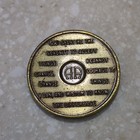 Vintage Aa Alcoholics Anonymous Bronze 4 Year Chip Coin Medallion