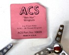 Nos Vintage Old School Bicycle Acs Ben Hur Wingnuts 5 16  X 26 Thread English