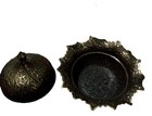 Traditional Turkish Delight Sugar Candy Bowl With Lid Decorative Metal Bowl 