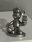 Disney Hudson Fine Pewter Mickey   Co Mouse Figurine Boat Builders 1938 2 75   