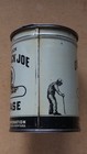 Vintage Hancock  old Black Joe  One Pound Grease Motor Oil Can Metal Gas  nice 