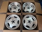 Mercedes Benz 18    Staggered Wheels W201 W124 W140 R129 Monoblock Amg Silver