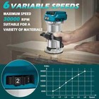 Cordless Compact Router For Makita 18v Battery  bare Tool   6 Variable Speeds Ro