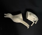 Taxidermy Form Coyote Sitting Howling Open Mouth 4    X 19    X 30 1 2   