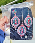 Holiday Industries Spangled Fantasy Makes 6  Sequin Bead Christmas Ornament Kit