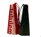 Lululemon Reusable Shopping Tote Bag Red   Green Small Lot 2 New
