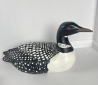Common Loon Duck Figurine Northwoods Lake Cabin Decor Hand Painted 12   