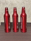 Vintage 2008 Budweiser Aluminum Bottles Lot Of 3 16oz  Empty Collectable 
