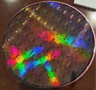 2 Pc Lot 8  Cu Copper On Silicon 200mm Semiconductor Wafers Fluoroware Container