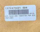 2x  Repl Bulb 20w Tungsten For Scopes  P n  470021-694  Sku  Lbb1   sealed 