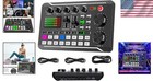 Professional 4-channel Audio Mixer   Live Sound Card For Podcasts   Streaming