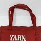Vintage Yarn Needle Tote Bag Red Canvas Knitting Craft Storage Organizer Taiwan