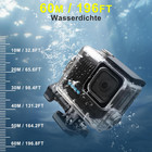 Waterproof Diving Protective Case For Go Pro Hero 4k 196ft 60m Underwater Dive D