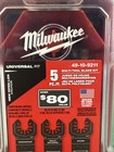 New Milwaukee 49-10-9211 Open-lok Multi-tool Blade Kit 5pc Brand New Fast Ship